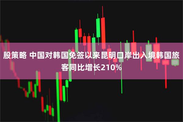 股策略 中国对韩国免签以来昆明口岸出入境韩国旅客同比增长210%