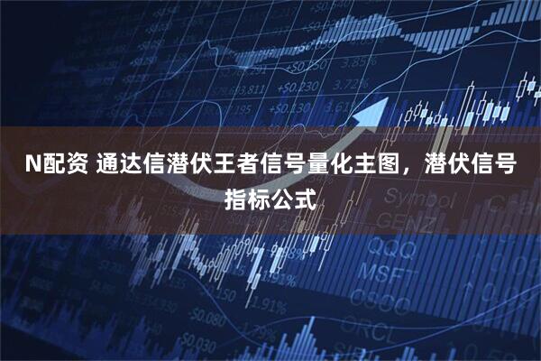 N配资 通达信潜伏王者信号量化主图，潜伏信号指标公式