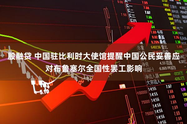 股融贷 中国驻比利时大使馆提醒中国公民妥善应对布鲁塞尔全国性罢工影响